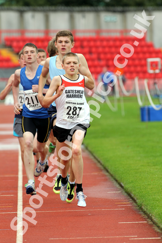 Jed  Marshall (Gateshead Harriers), 1500 metres, Gateshead Tartan Games